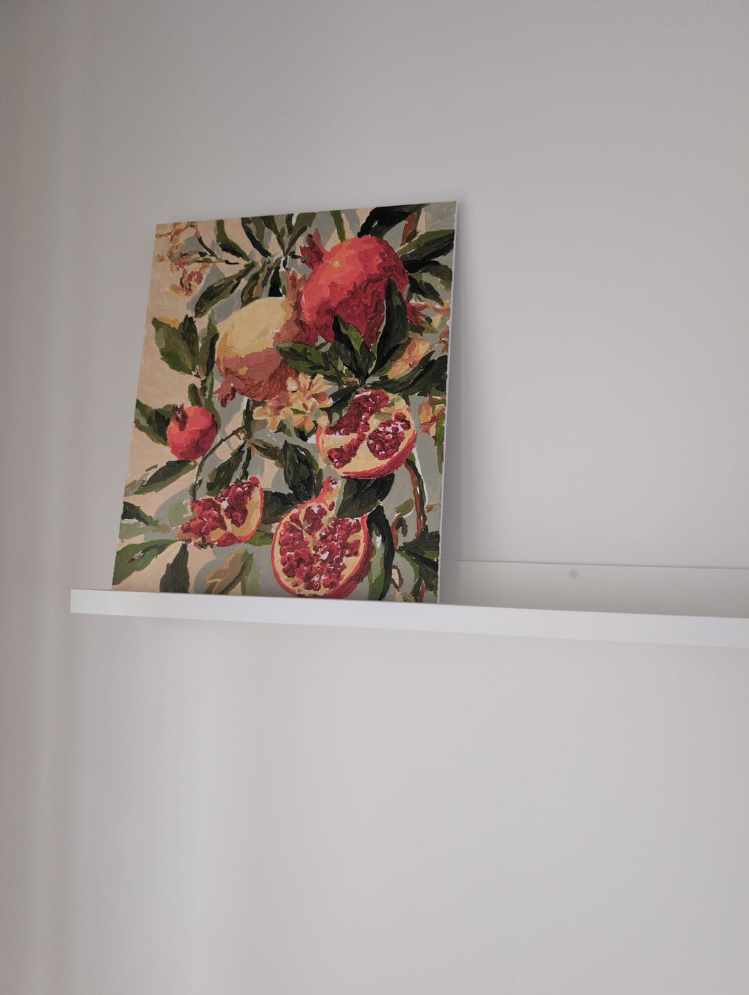 Customer photo review of Blooming pomegranates | Paint by Number