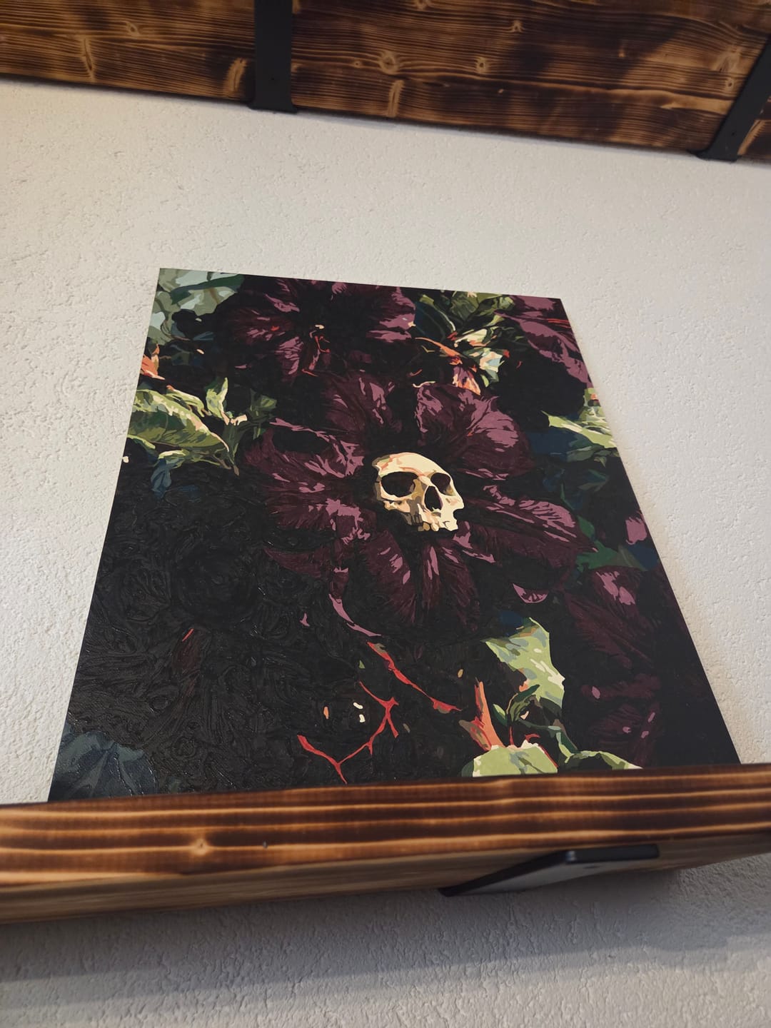 Customer photo review of Malen nach Zahlen - Gotische Nachtschattenblume