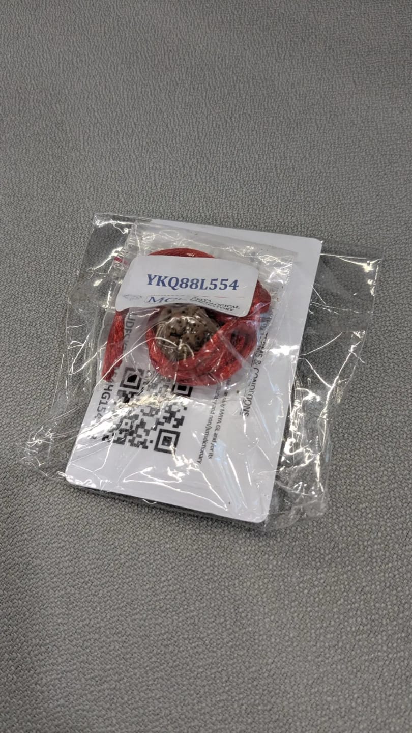 Customer photo review of Nepal Origin 8 Mukhi Rudraksha – 100% Natural & Certified