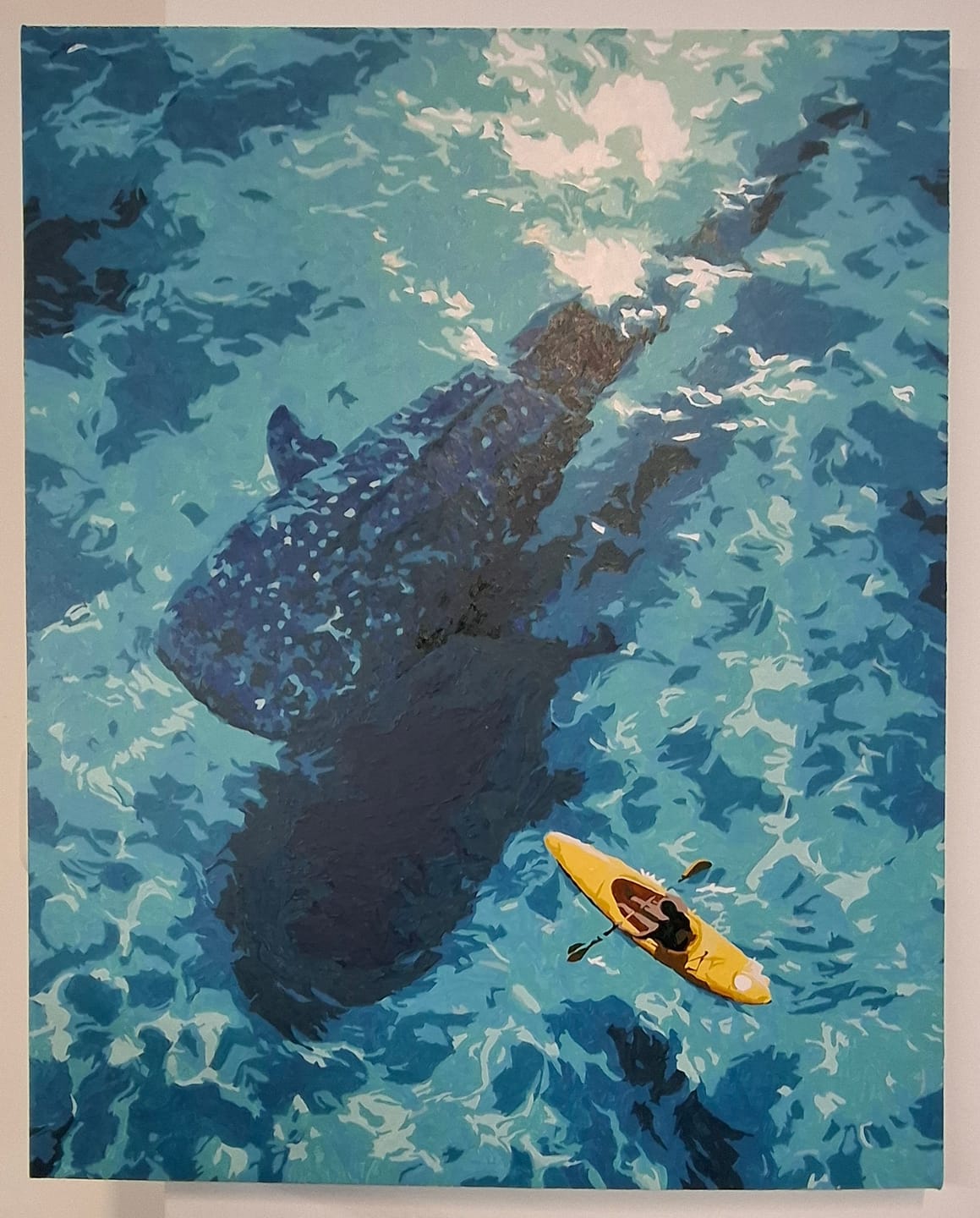 Customer photo review of Malen nach Zahlen - Begegnung in Blau