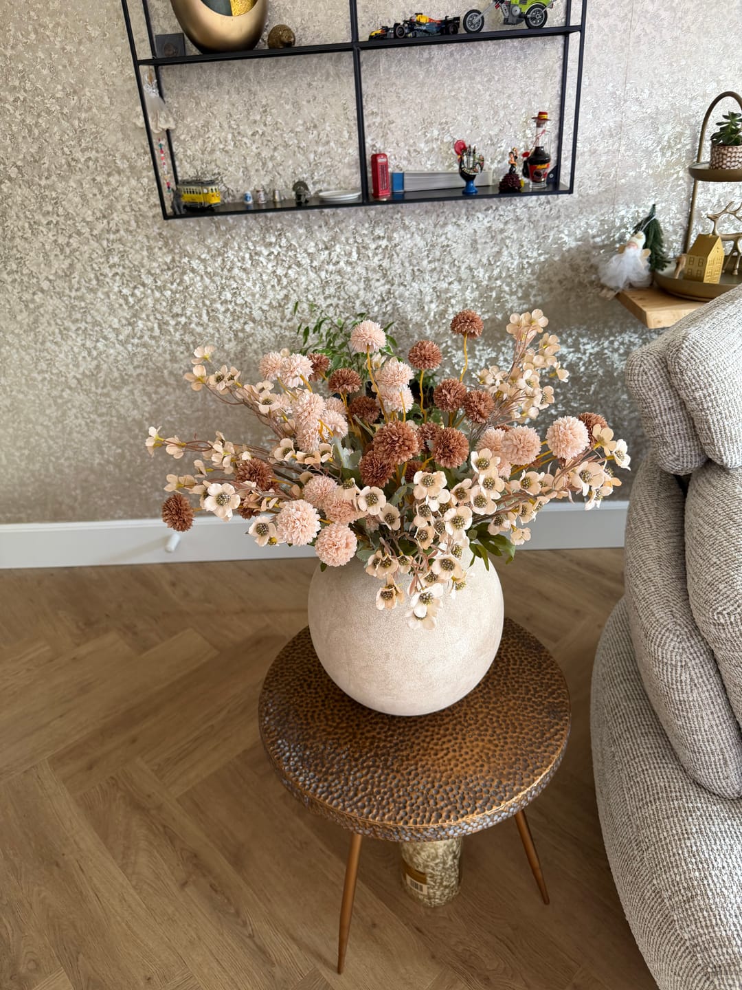 Customer photo review of Wax Arrangement - Crème mix