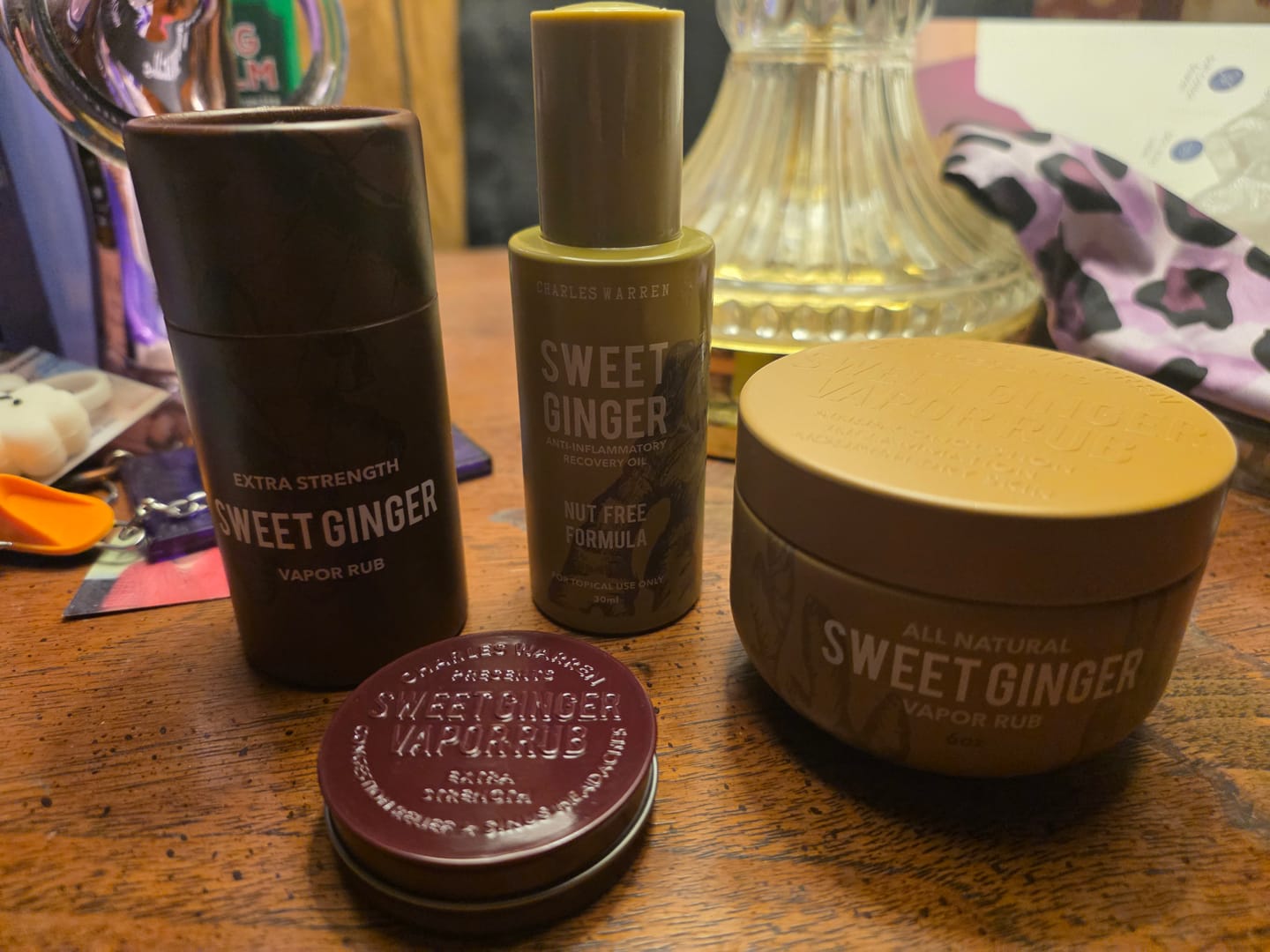 Customer photo review of Extra Strength Sweet Ginger Vapor Rub Stick