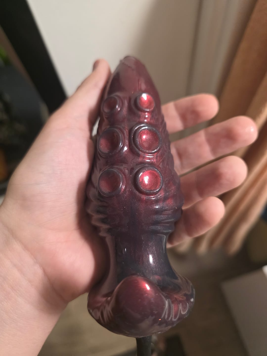 Customer photo review of Vulkanox - Silicone Inflatable Butt Plug - Fantasy Tentacle Toy