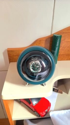 Customer photo review of Remontoir Montre Automatique Blanche – Moteur Mabuchi Silencieux