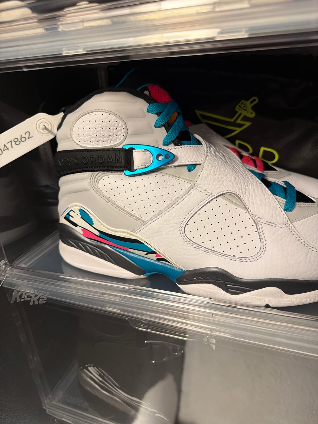 Customer photo review of Jordan 8 Retro South Beach 13M/14.5W