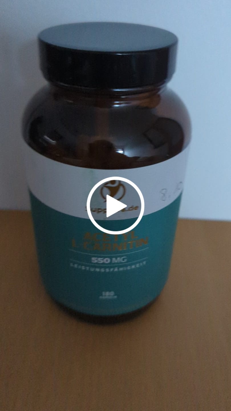 Customer video review of Acetyl-L-Carnitin Kapseln