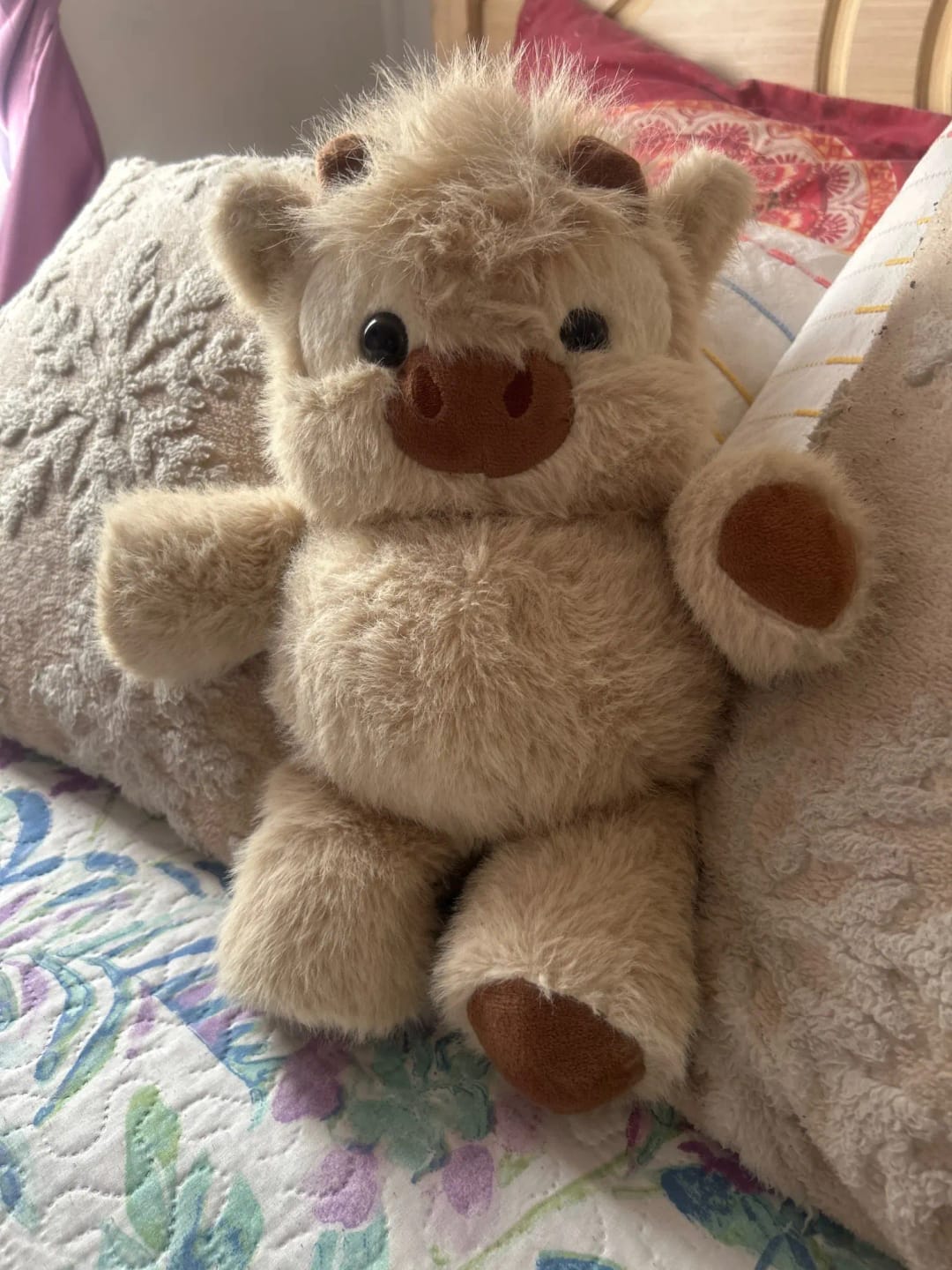 Customer photo review of MooDash BoopJoy – La vaquita de peluche que corre