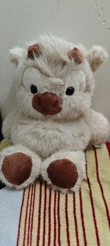 Customer photo review of MooDash BoopJoy – La vaquita de peluche que corre
