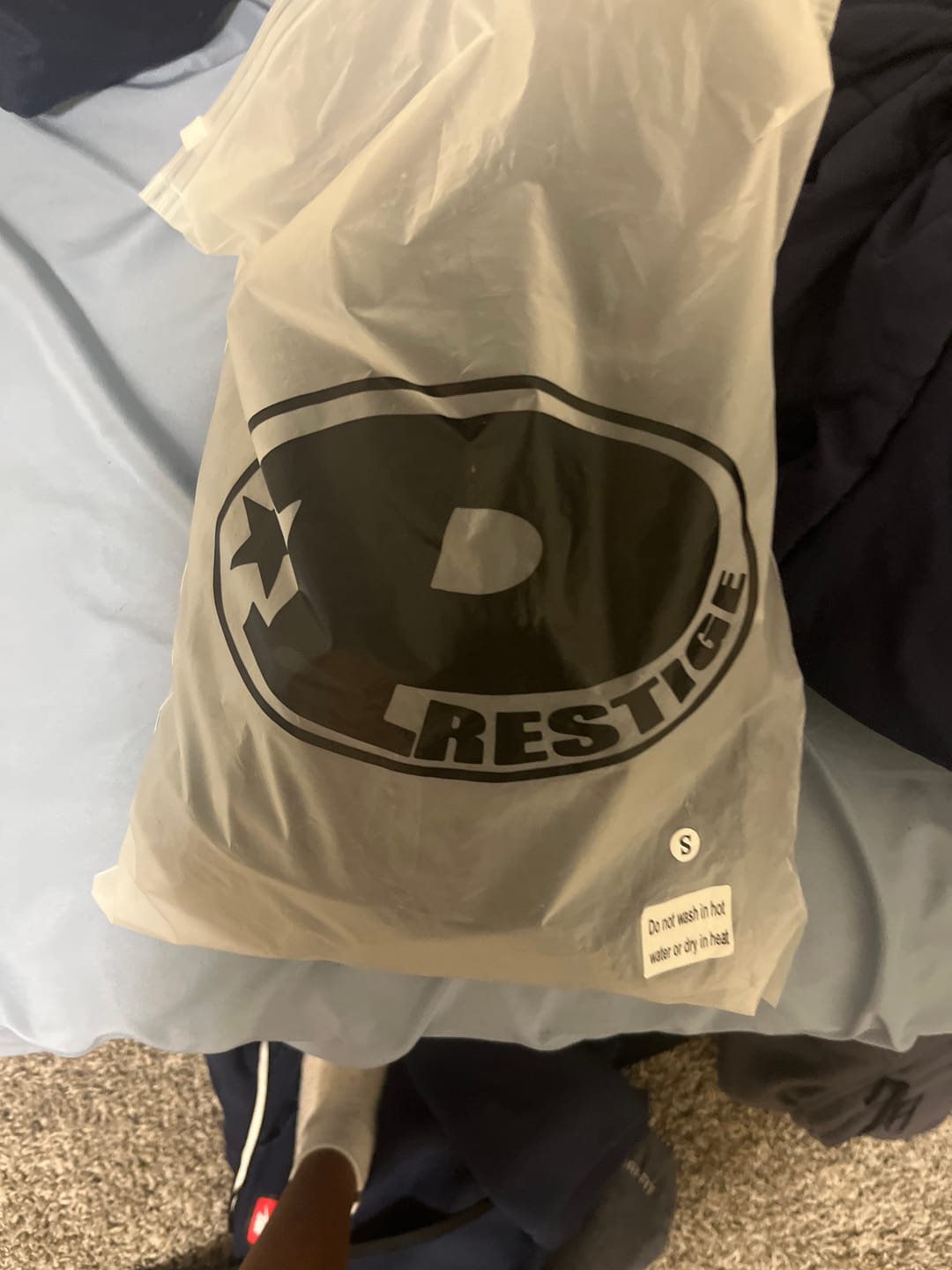 Customer photo review of Prestige Angel Zip Up Hoodie Black Blue