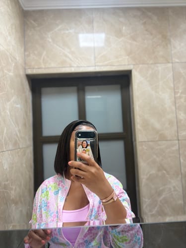 Customer photo review of 10” 13x4 Factory Made Vietnamese SDD Bone Straight Natural Colour Wig