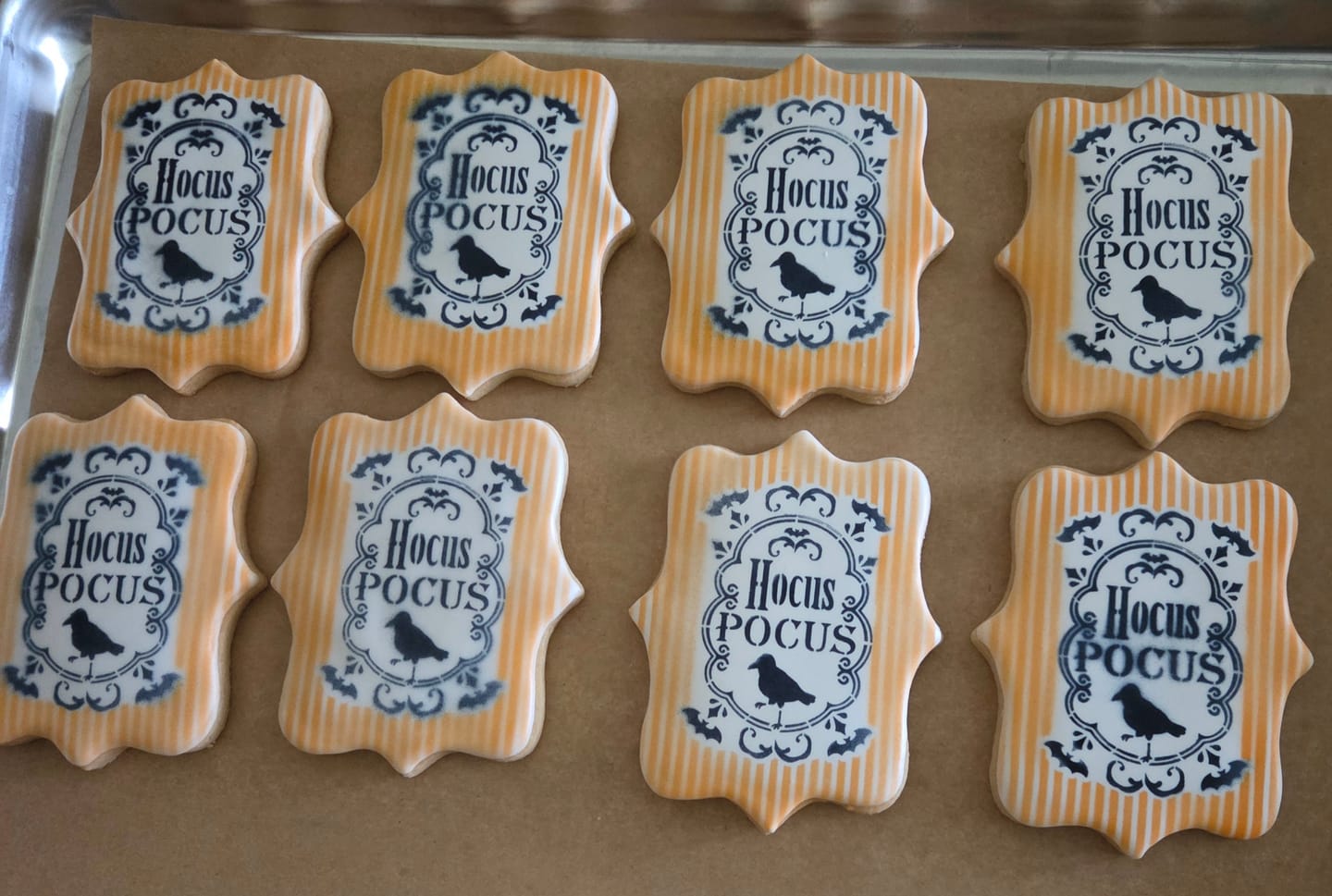 Customer photo review of Hocus Pocus Cookie Stencil