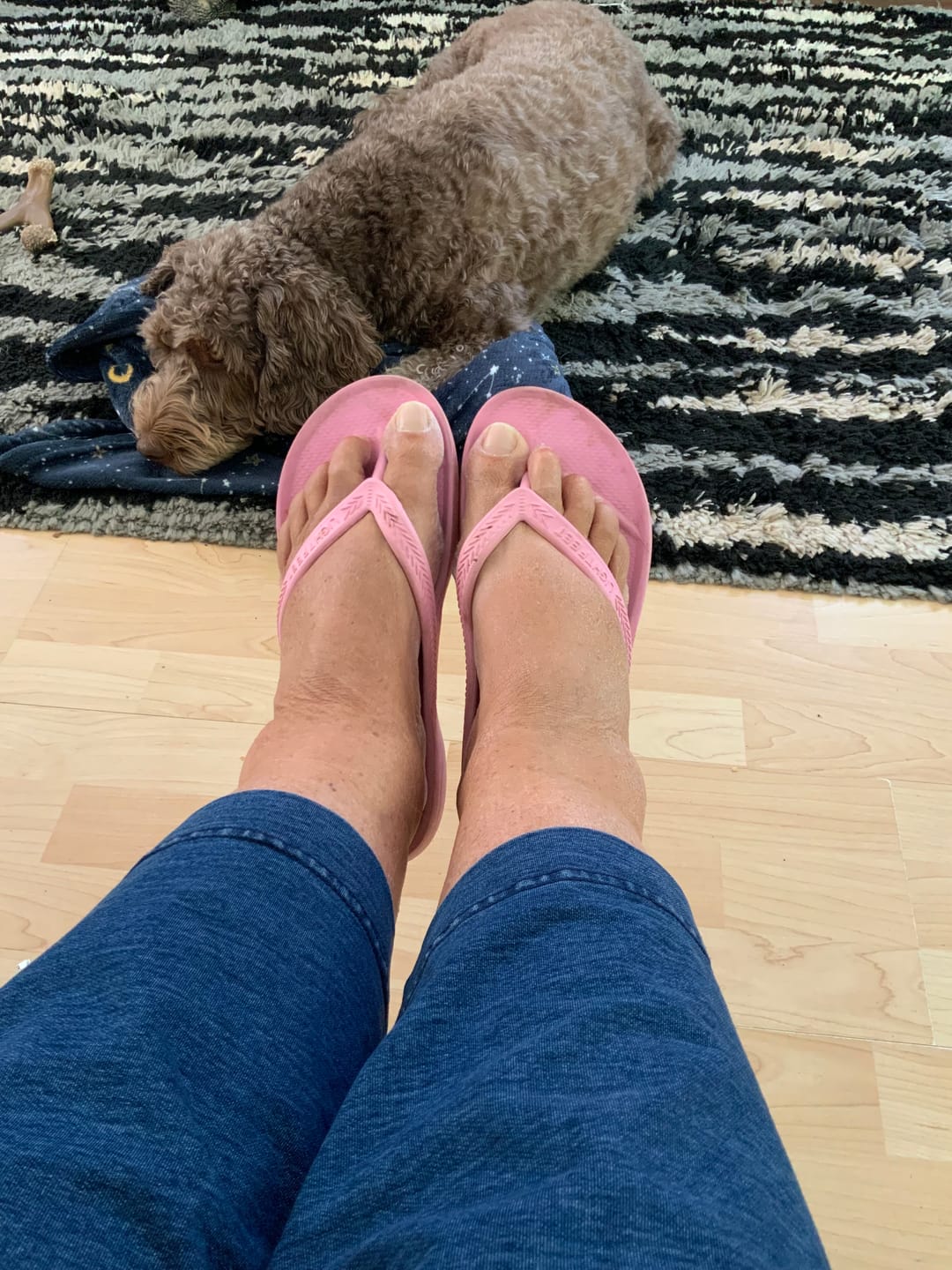 Customer photo review of Lavender - Lightfeet Arch Support Flip Flops