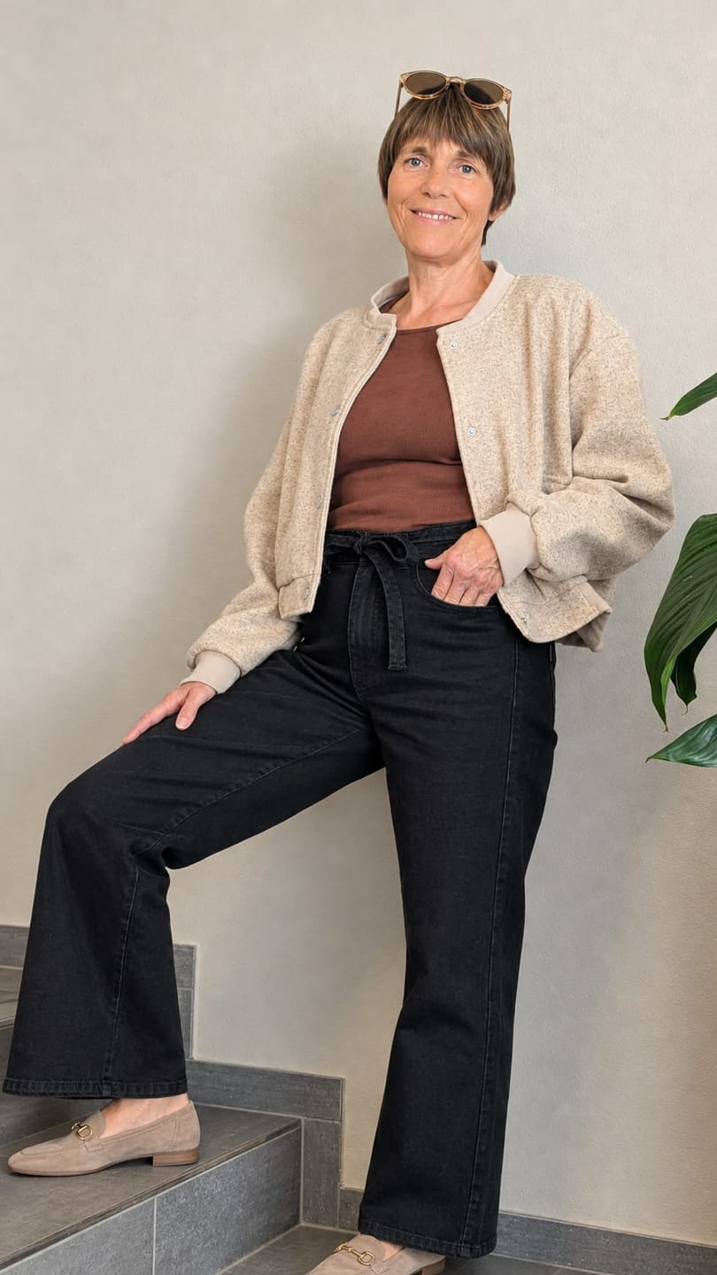 Customer photo review of Jeans Straight-Leg Fit black