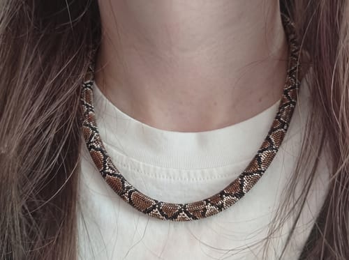 Customer photo review of SERPENT Yılan Kolye