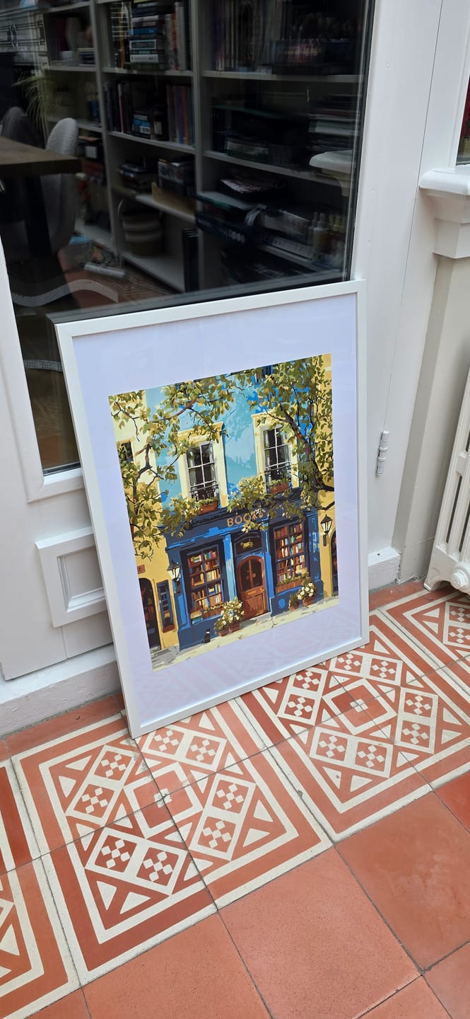 Customer photo review of De blauwe boekwinkel