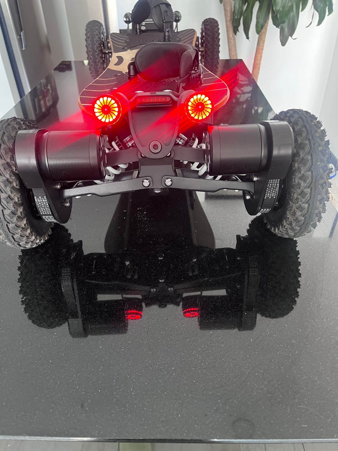 Customer photo review of Shredlights SL-R1+ SKATEBOARD BRAKE LIGHTS