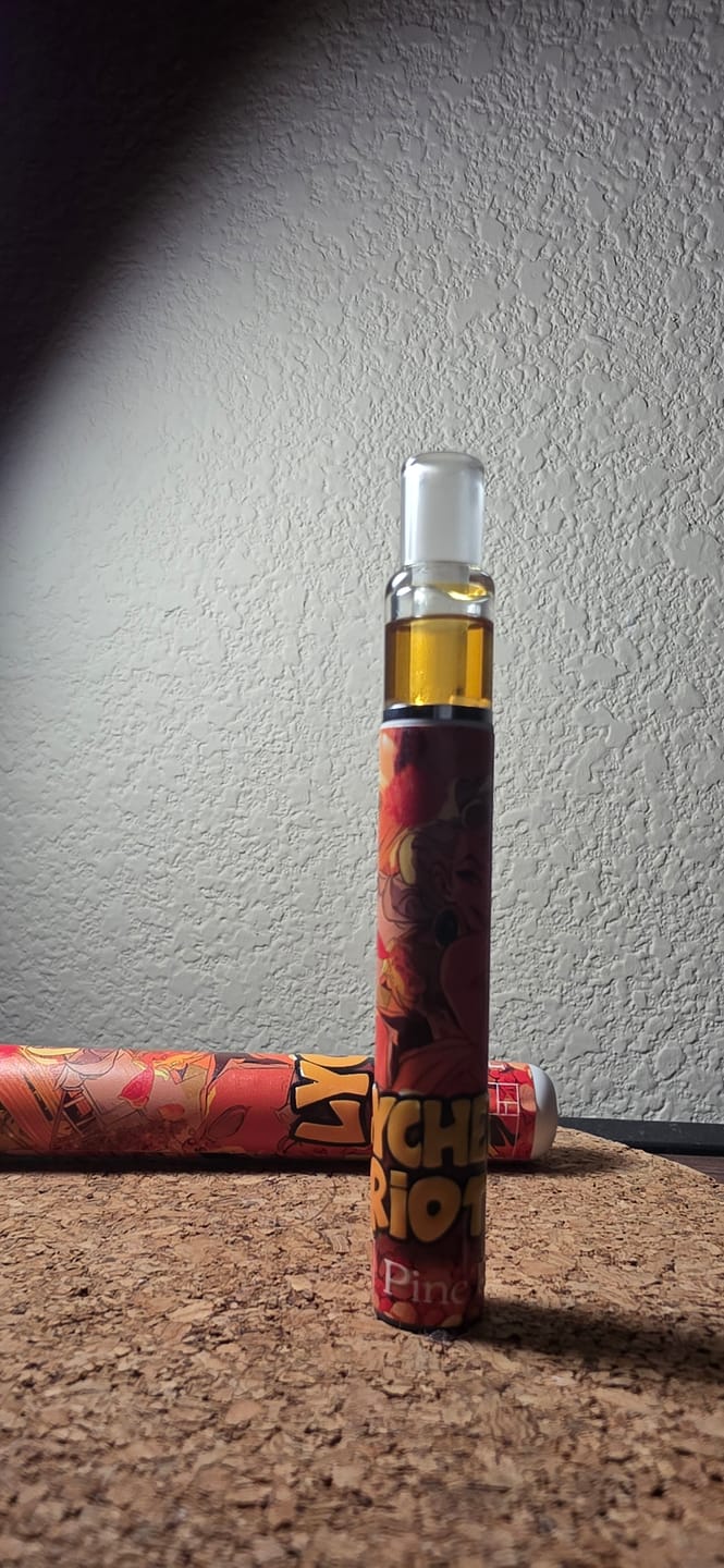 Customer photo review of Lychee Riot Live Rosin Disposable 0.5g