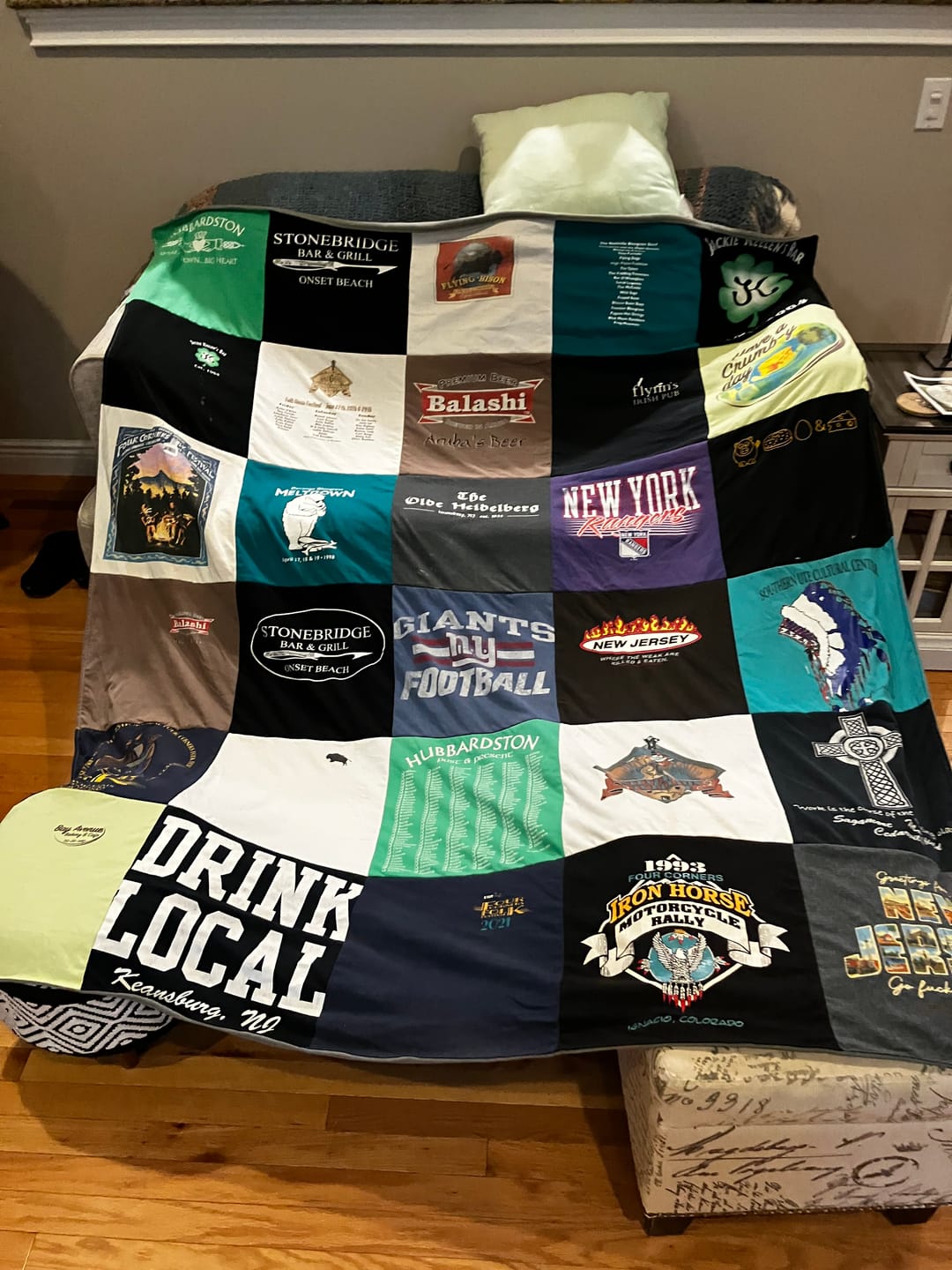 Customer photo review of Project Repat T-Shirt Quilt