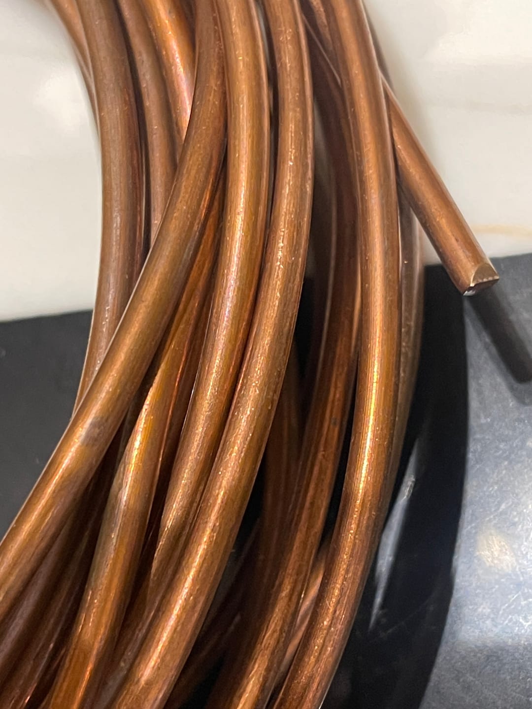 Customer photo review of Pure Copper Wire – Vastu Remedy for South-East Fire Zone & Main Door Conduction | Ideal for Plot & Toilet Blocking | 2 & 4 mm Diameter