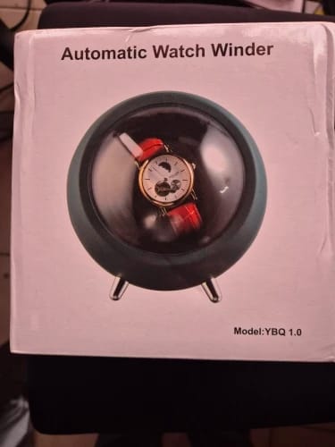 Customer photo review of Remontoir Montre Automatique Blanche – Moteur Mabuchi Silencieux