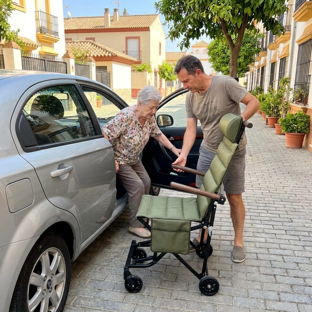 Customer photo review of Silla plegable