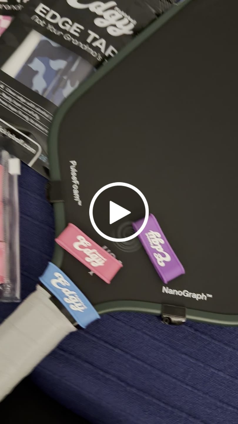 Customer video review of Blue Camo Edge Tape (3 pack) - Pickleball Paddle Edge Tape