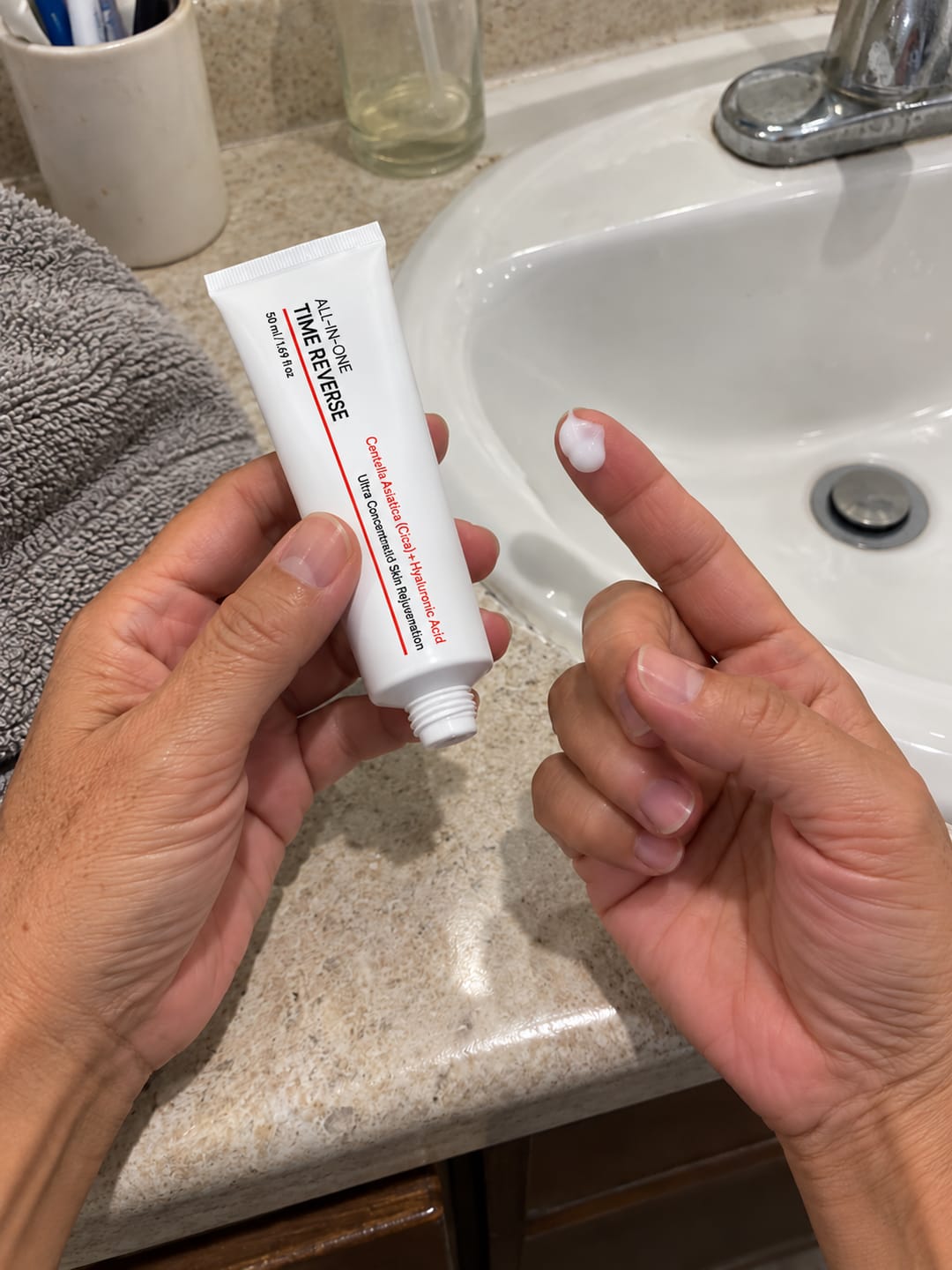 Customer photo review of Koriderm · Crema antiedad con Centella