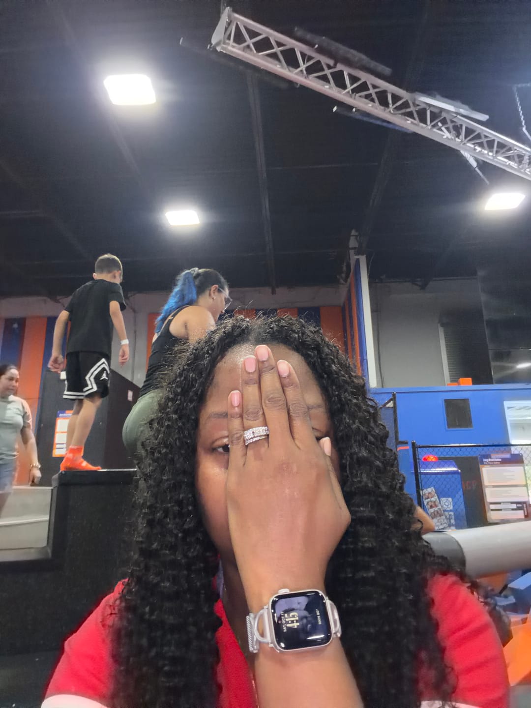 Customer photo review of Human Crochet Hair Water Wave For Miracle Knots