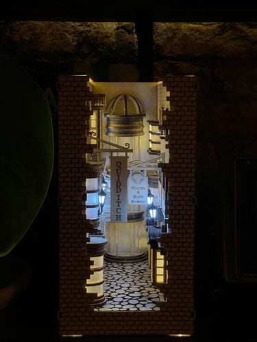Customer photo review of Diagon Alley Book Nook | LKWood