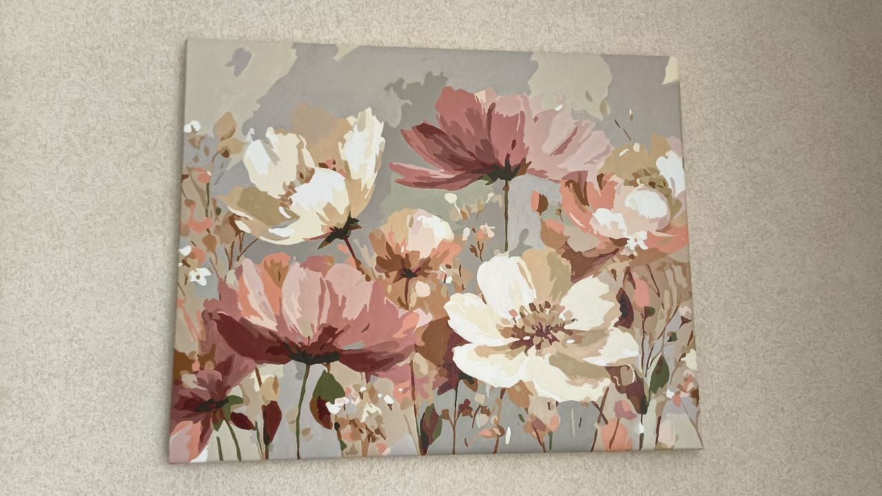 Customer photo review of Malen nach Zahlen - Felder der Anmut