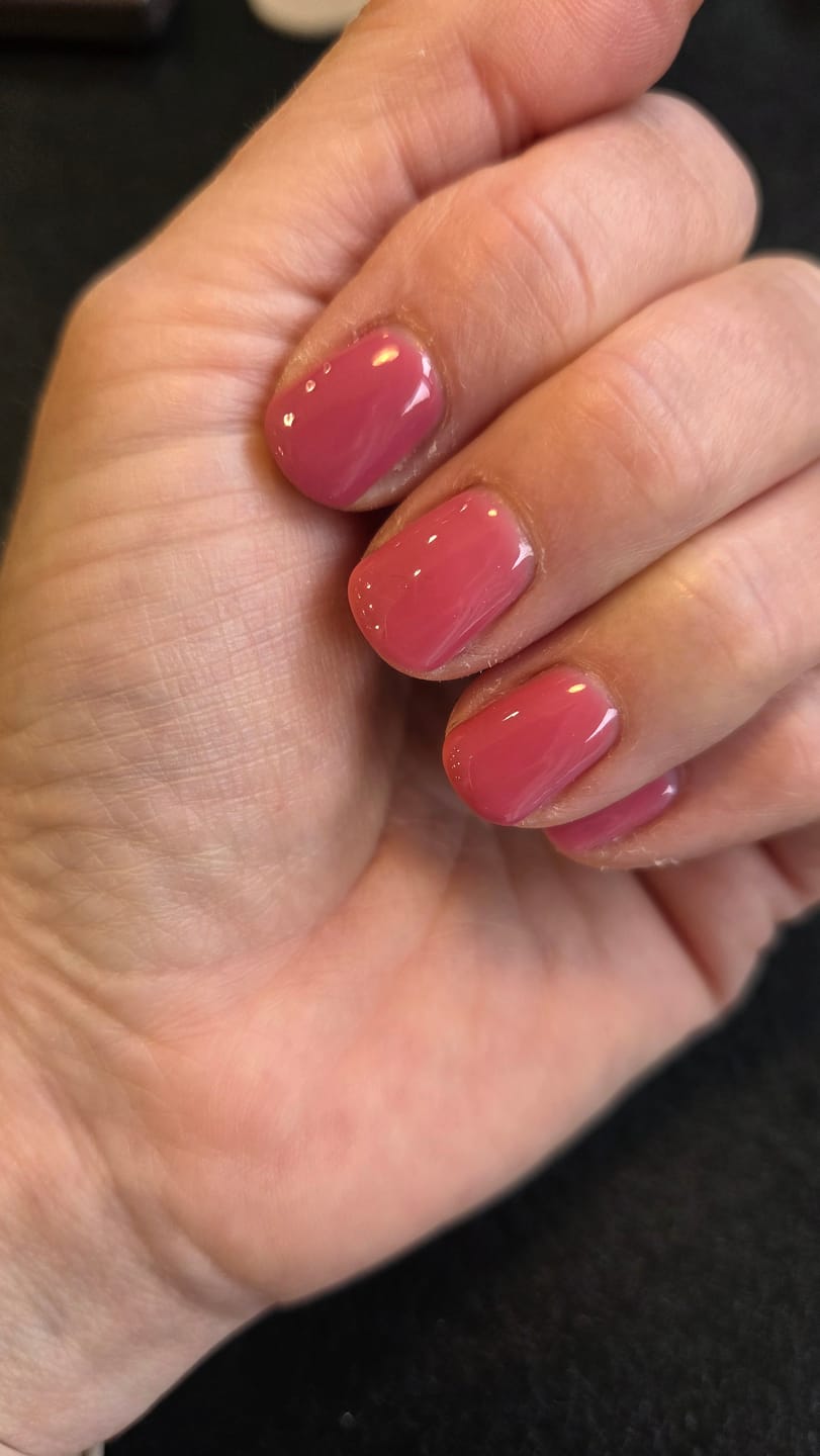 Customer photo review of BBIO Builder Gel in a Bottle, Deep Blush, 15ml