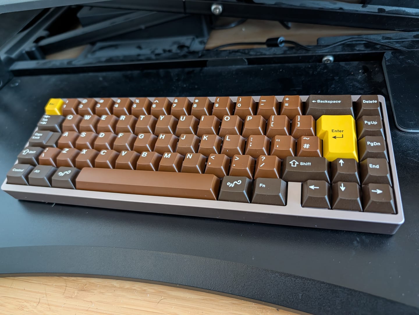 Customer photo review of Qwertykeys - Neo65 Cu - Barebone Mechanical Keyboard Kit (pre-order)
