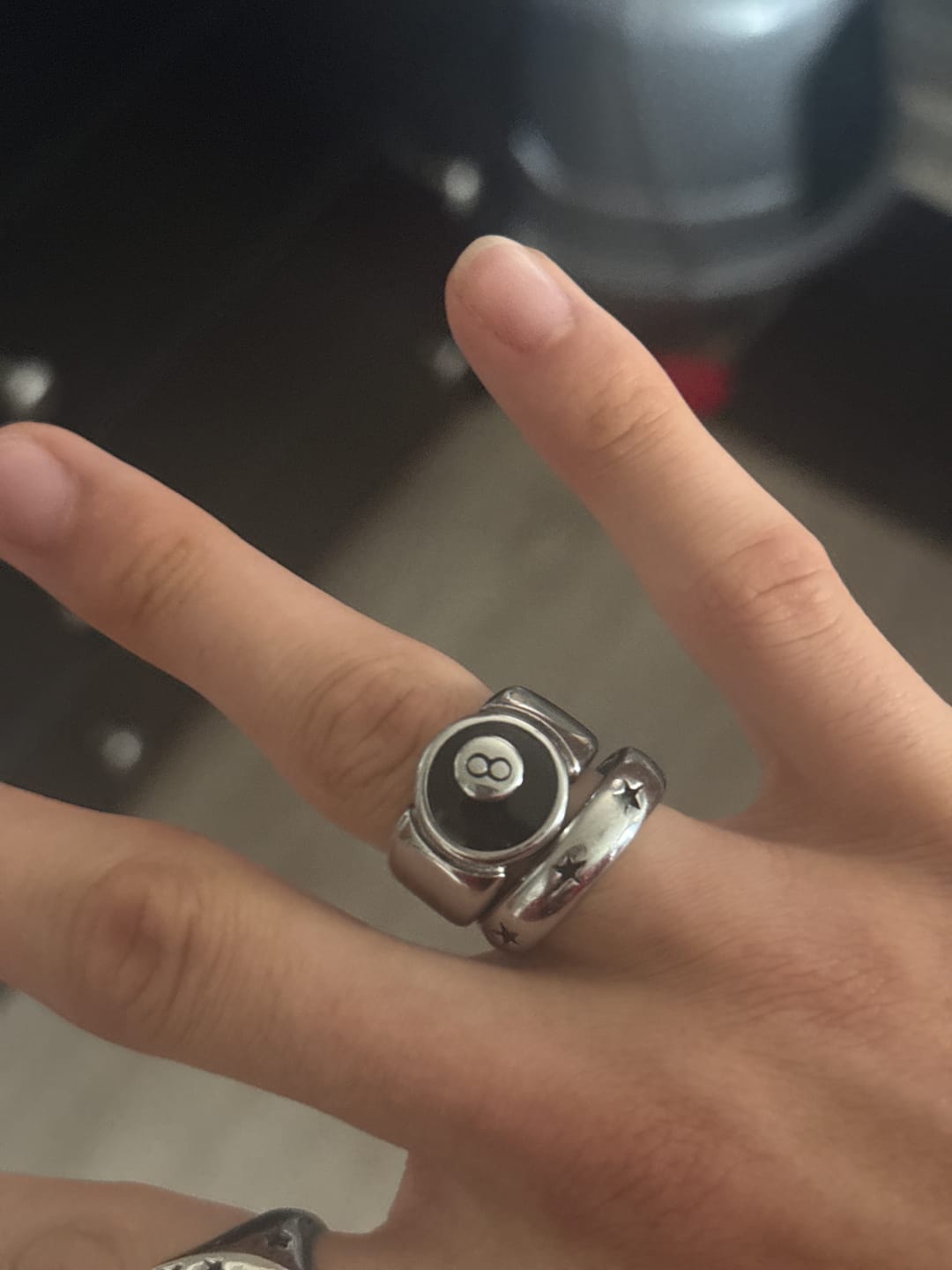 Customer photo review of 8 Ball Ring