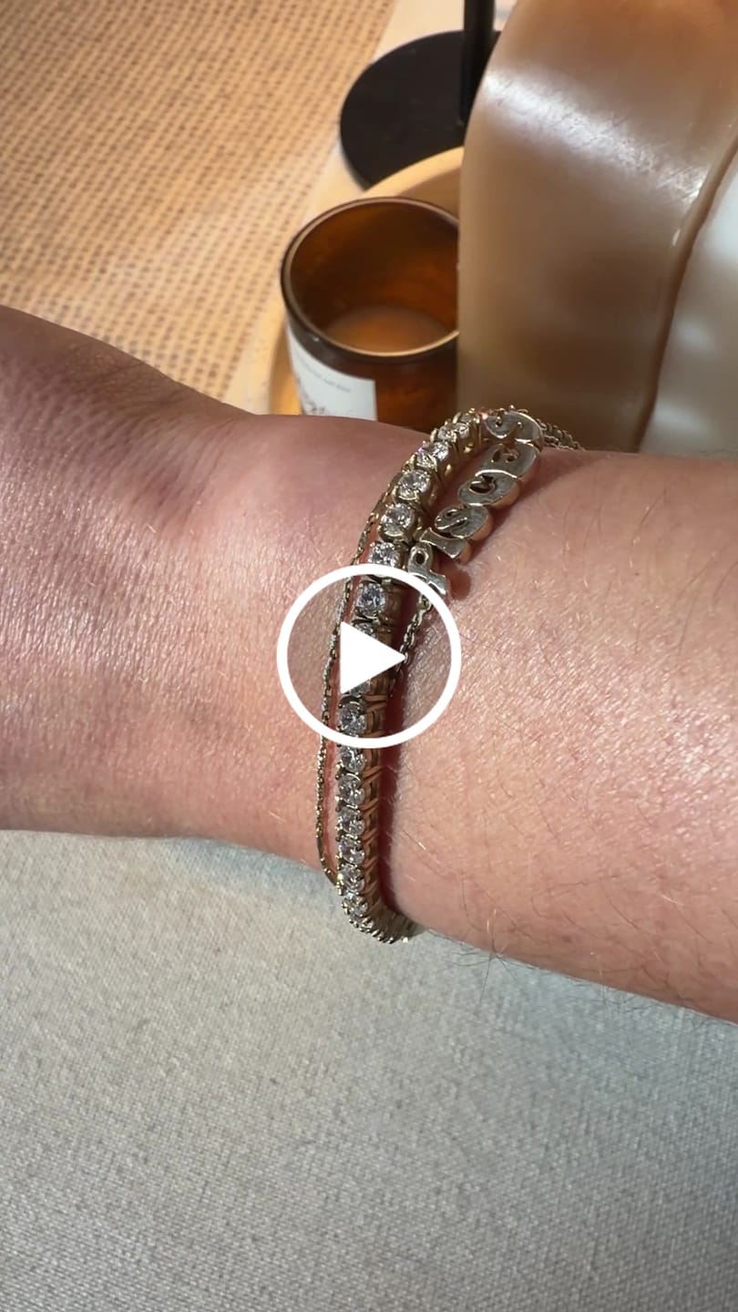 Customer video review of Luxe Tennis Bracelet