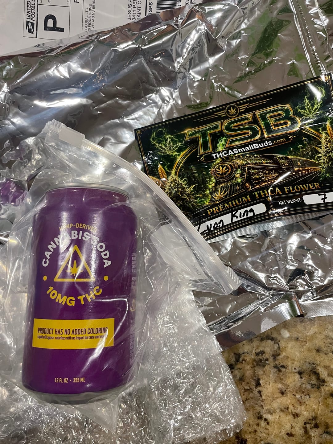 Customer photo review of Lyon King THCA Flower