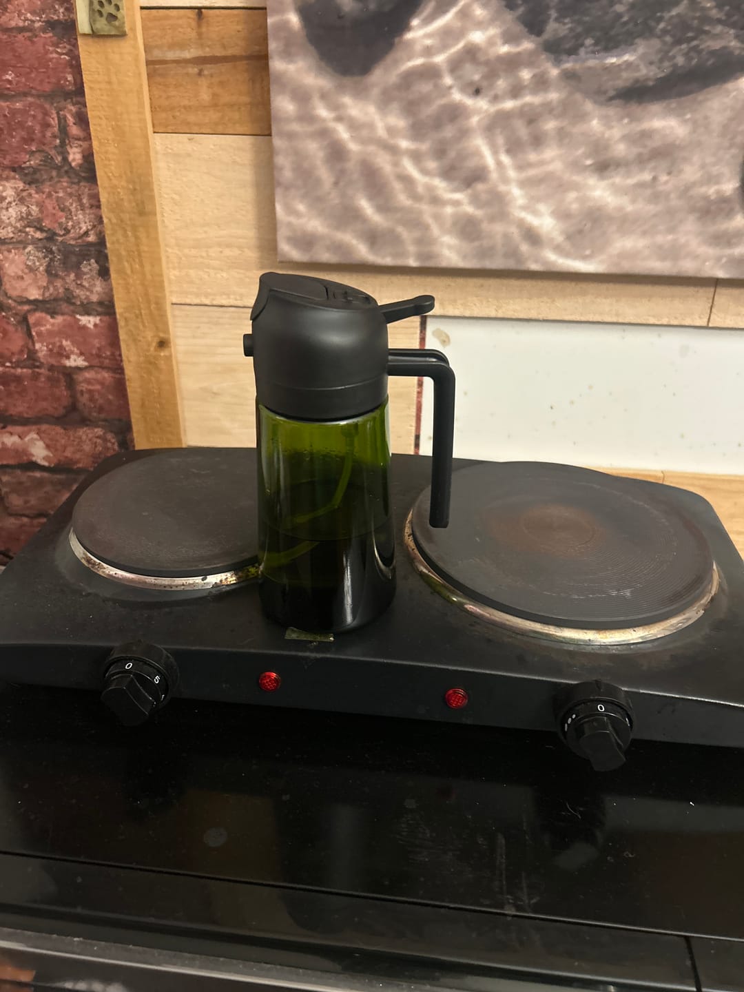 Customer photo review of 2 in 1 Oil Dispenser