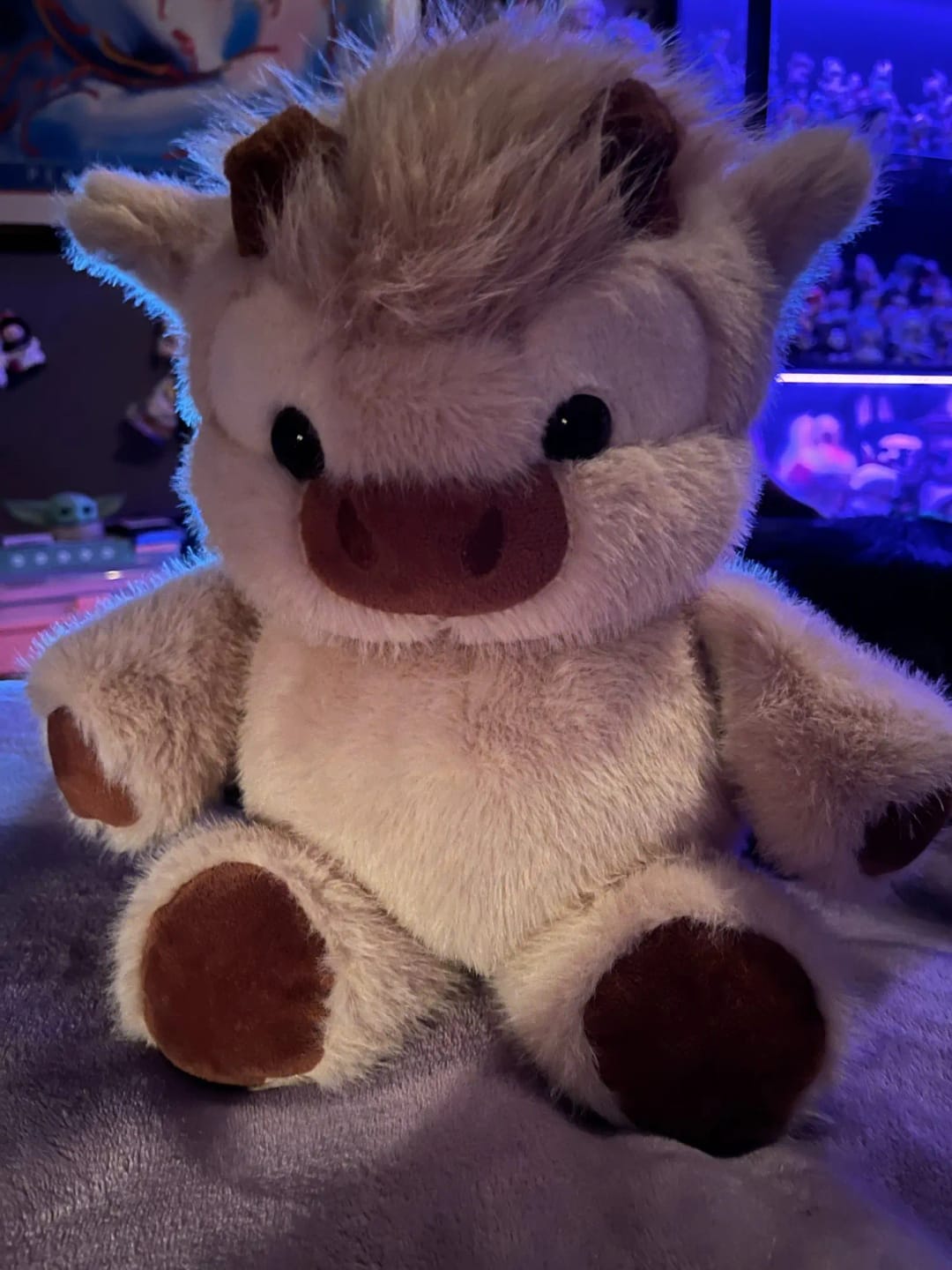 Customer photo review of MooDash BoopJoy – La vaquita de peluche que corre