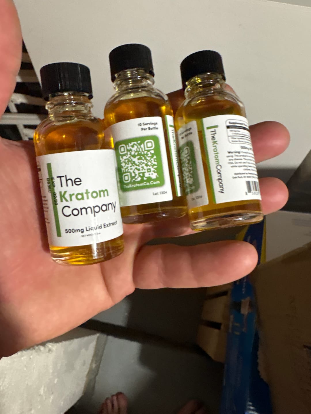 Customer photo review of Pure Kratom Liquid Extract