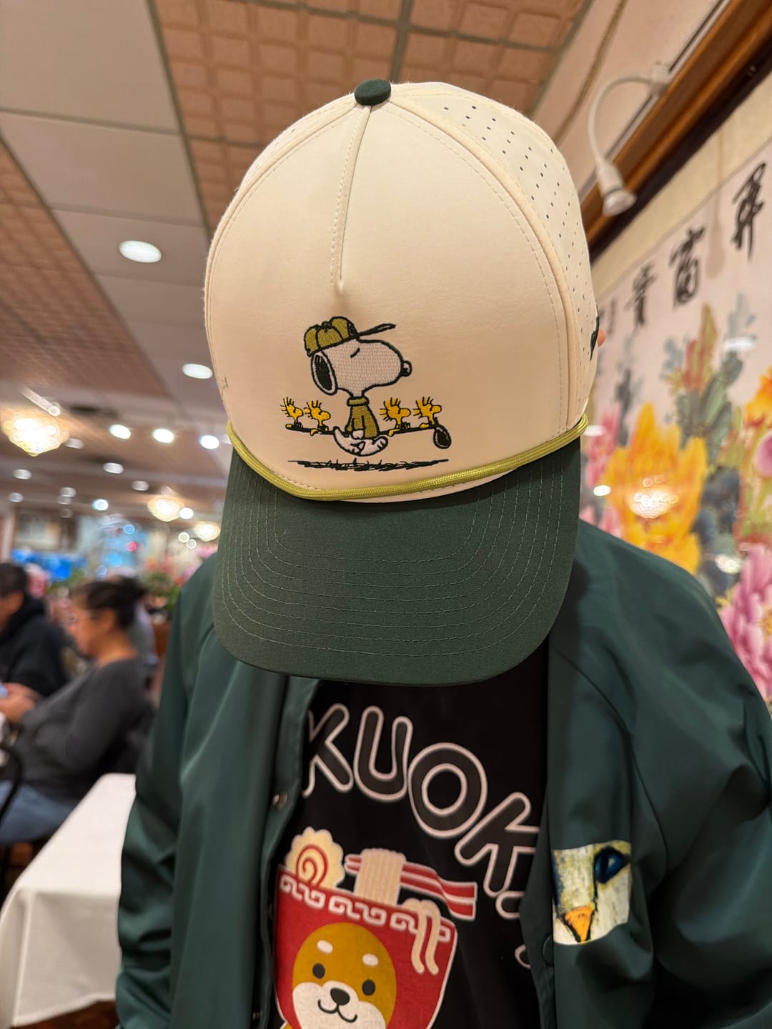 Customer photo review of Peanuts Snoopy Golf Academy Hat