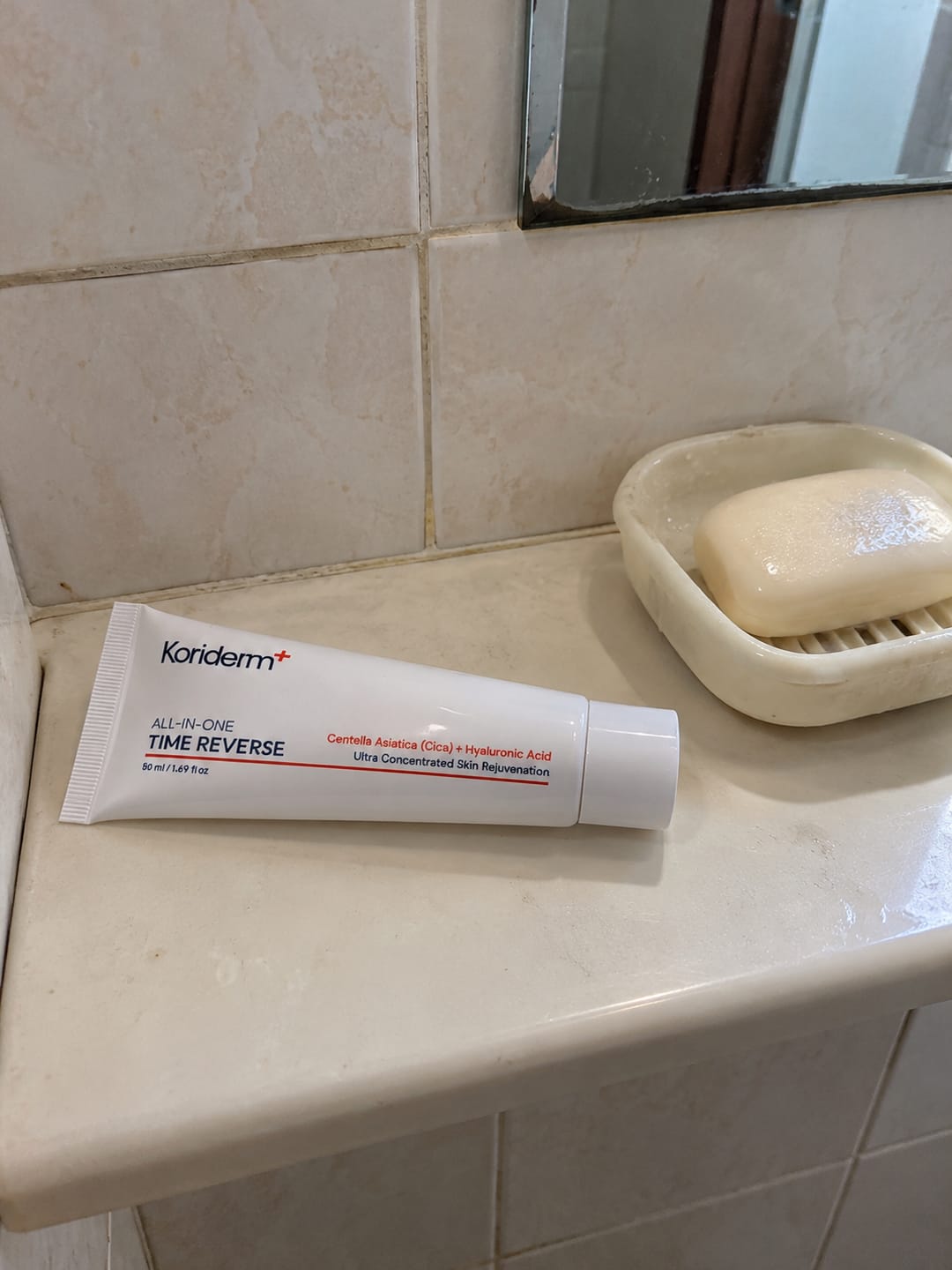 Customer photo review of Koriderm · Crema antiedad con Centella