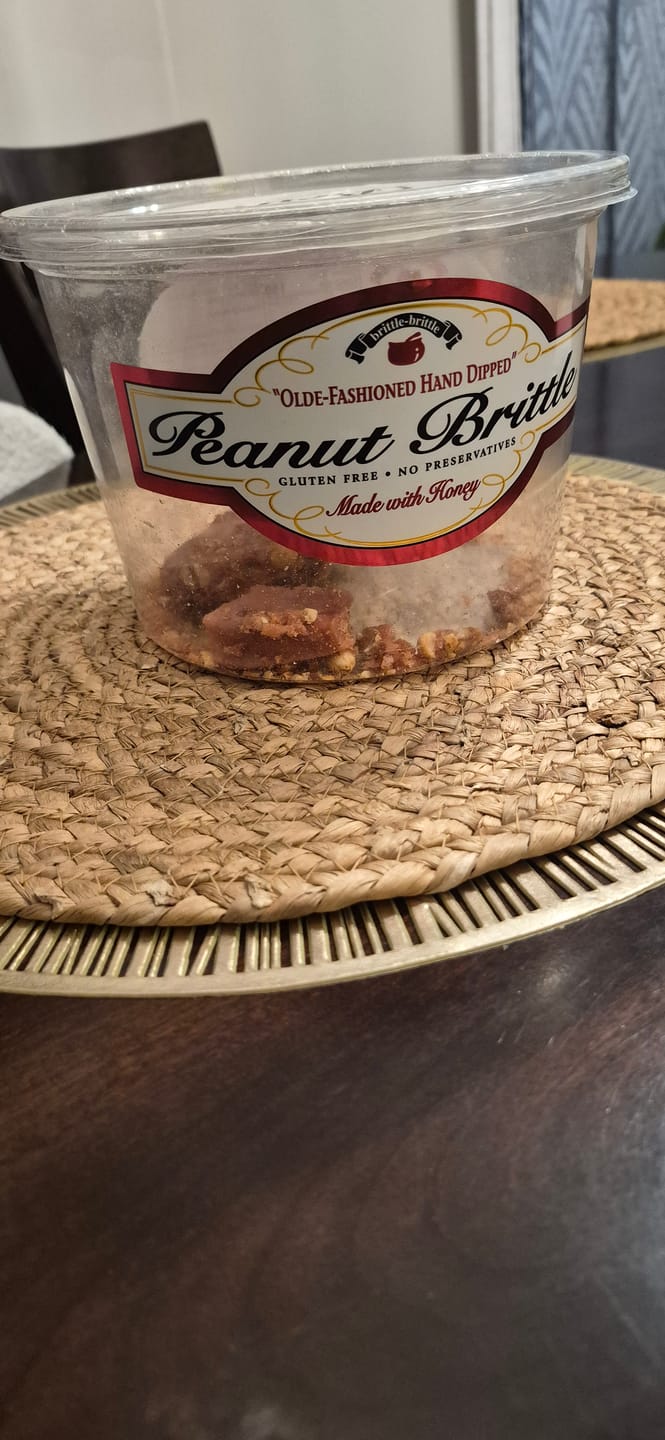 Customer photo review of Gourmet Peanut Brittle