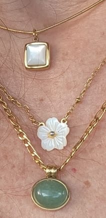 Customer photo review of Riva Moonstone Pendant Necklace
