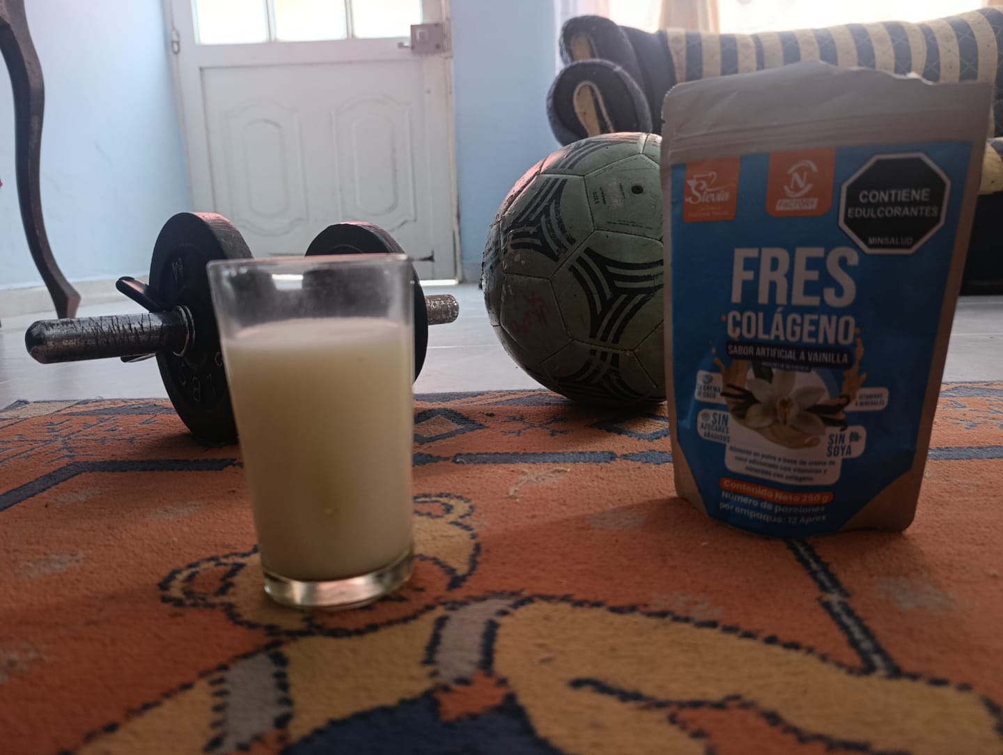 Customer photo review of Frescolágeno Vainilla Doypack 250 g - Nutrition Factory