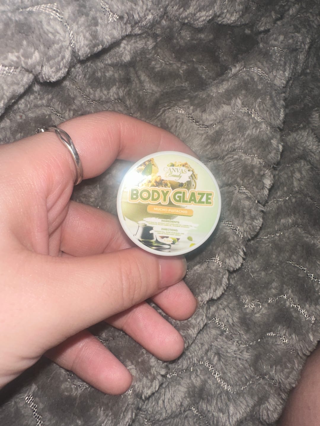Customer photo review of (NEW) TRAVEL GLAZE: MUCHO PISTACHIO