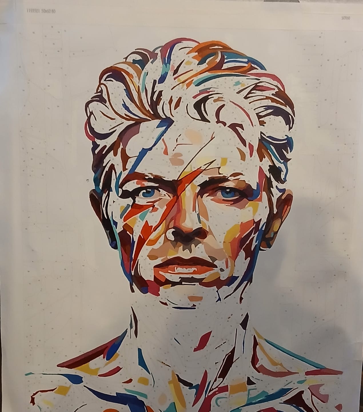 Customer photo review of Starman Pop Mosaic (Paint by Numbers)