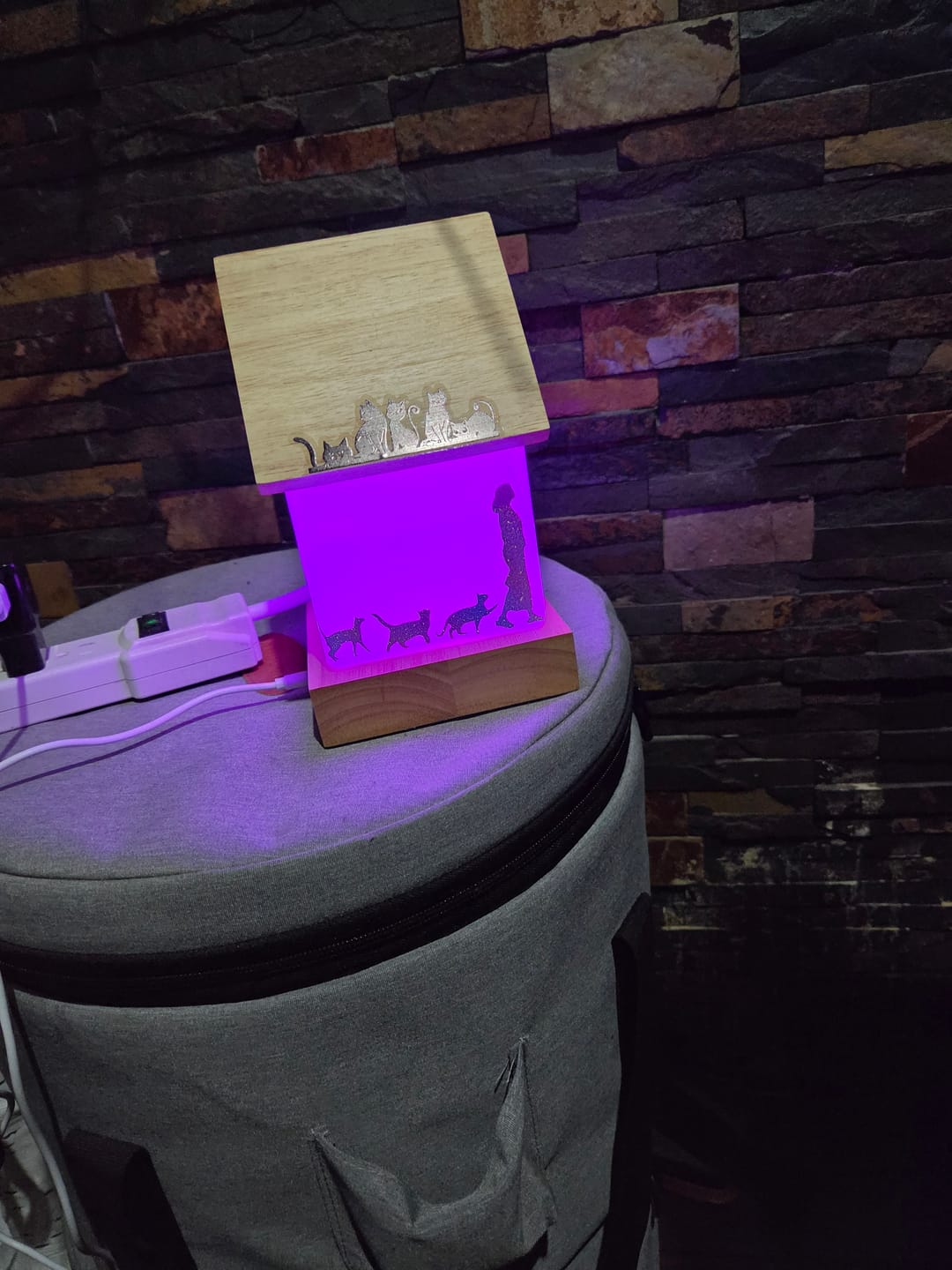 Customer photo review of Modern Home Lamp