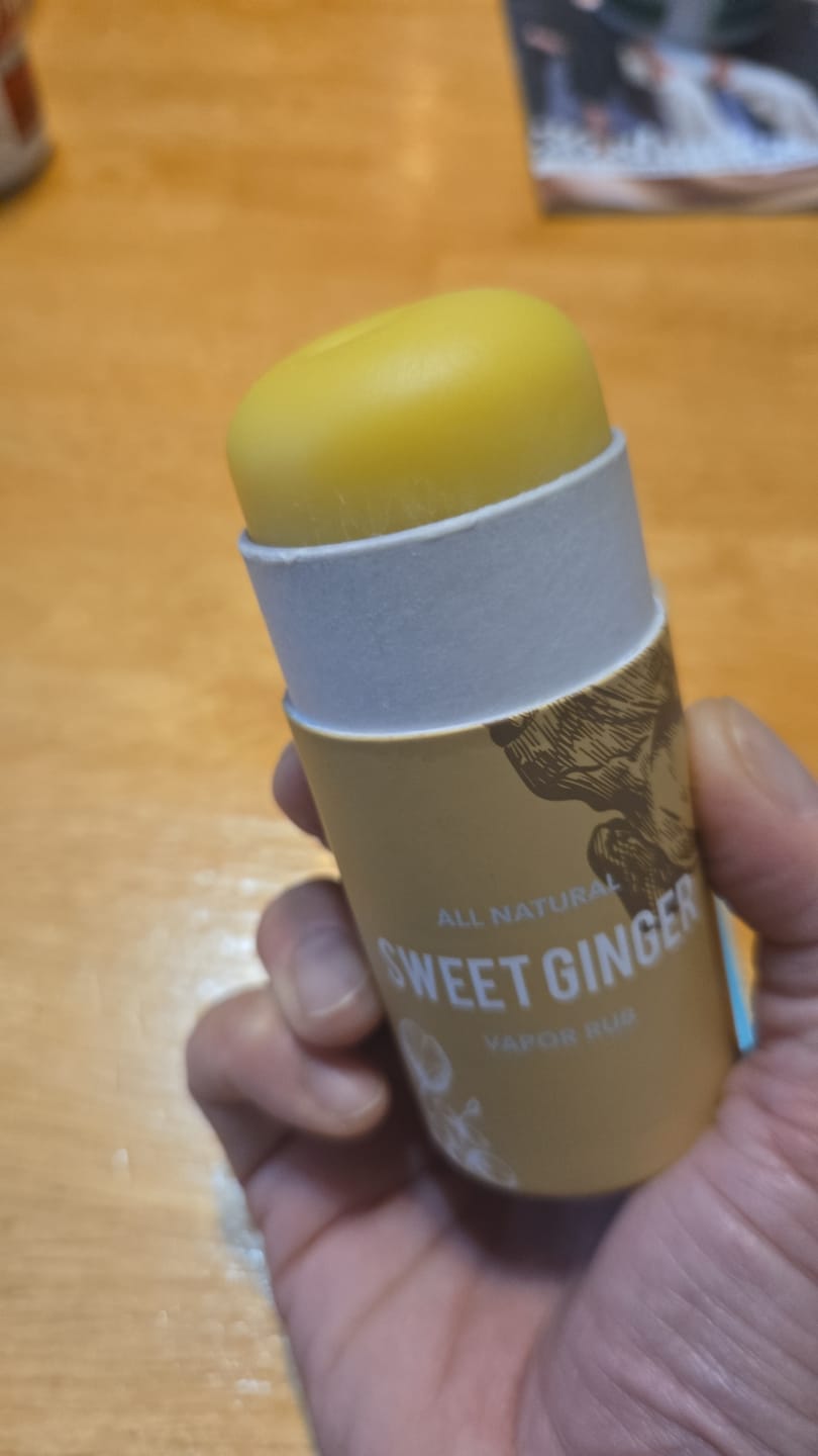 Customer photo review of Extra Strength Sweet Ginger Vapor Rub Stick