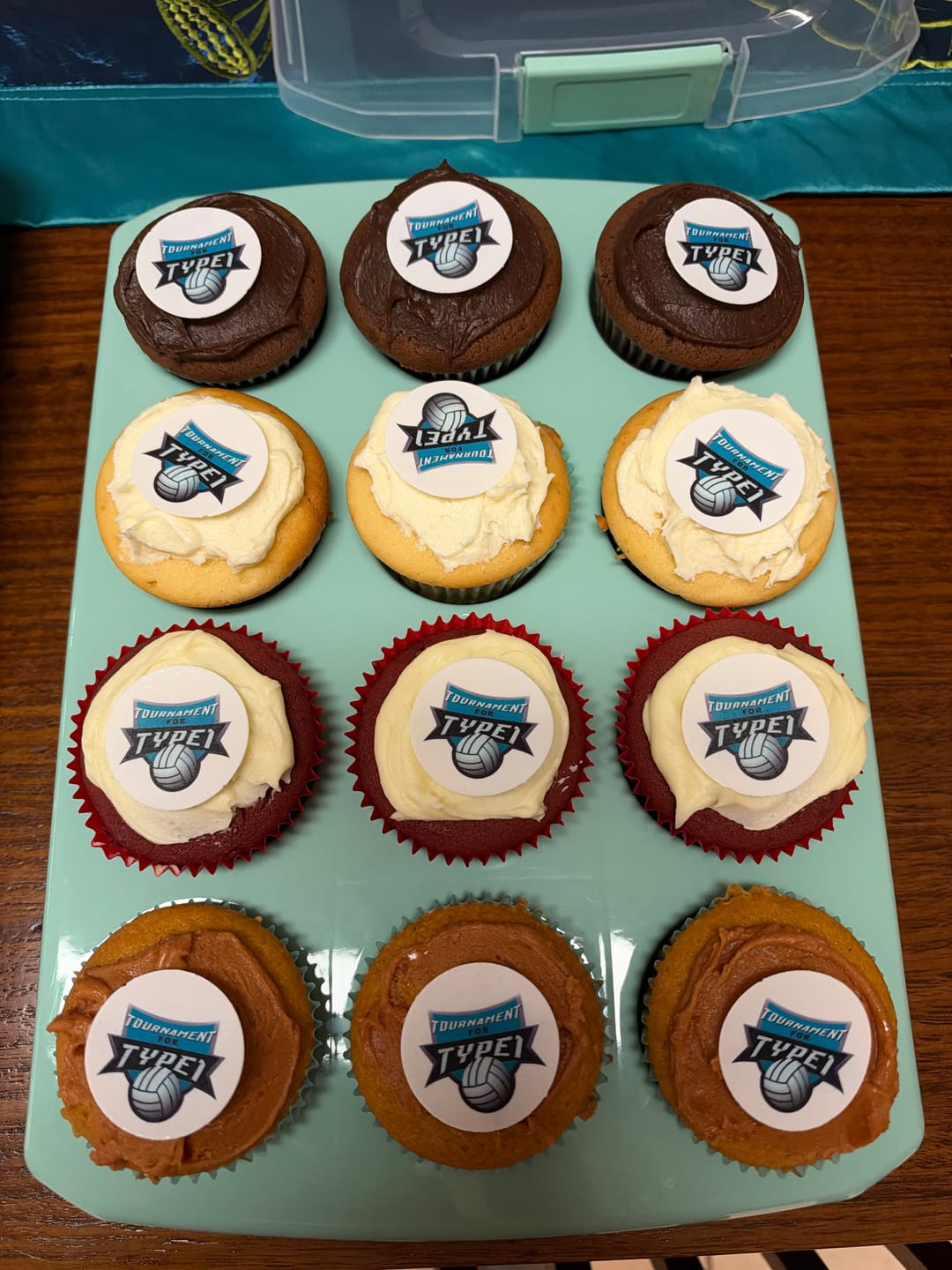 Customer photo review of 30 x 3.8 cm Small Cupcake Custom Edible Icing Images
