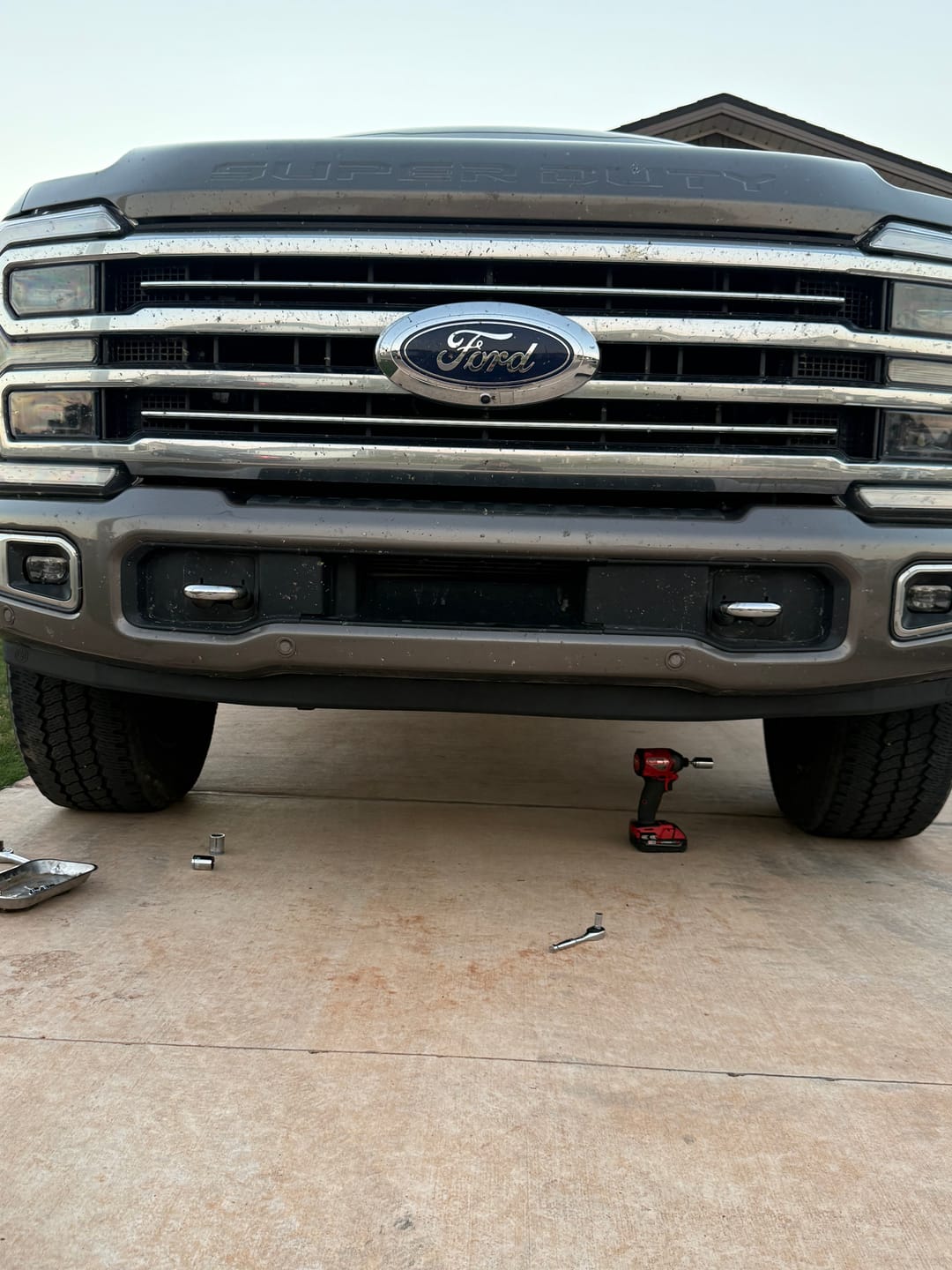 Customer photo review of S&B Low Profile Valance for 2023-2026 Ford Super Duty