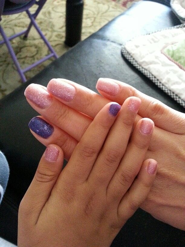 Customer photo review of Marcadores de uñas para niñas